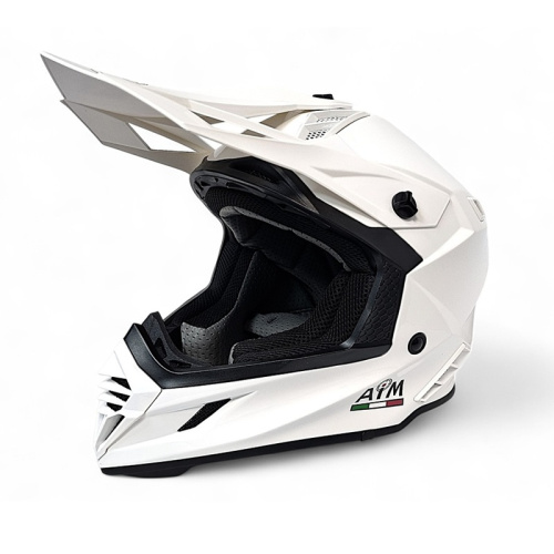 AiM Шлем RH855 White Glossy в Чебоксарах