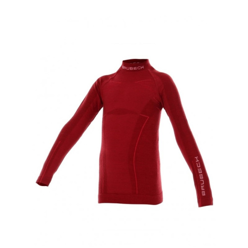 Brubeck Футболка на девушку Active Wool Бордовый в Чебоксарах