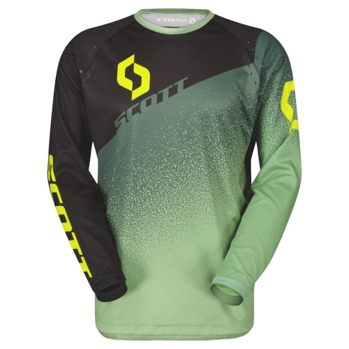 Scott Джерси 350 Dirt Evo black/green в Чебоксарах