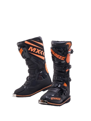 Starezzi Мотоботы Roma Black/Orange в Чебоксарах
