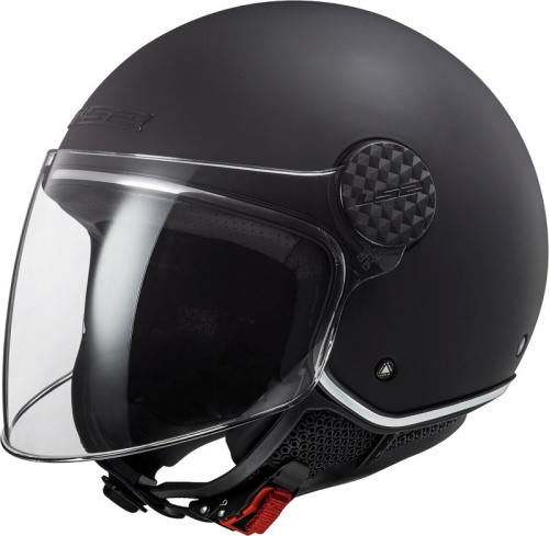 LS2 Мотошлем OF558 Sphere Lux Solid черный в Чебоксарах