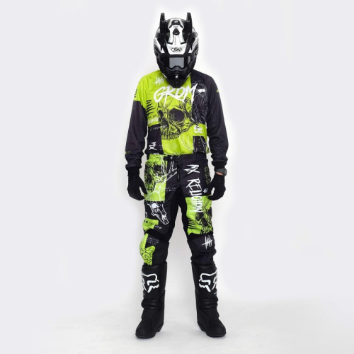 Grom Джерси MX Religion lime в Чебоксарах