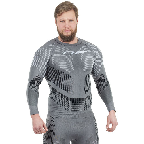 Dragonfly Термофутболка 3DThermo Grey с длинным рукавом в Чебоксарах