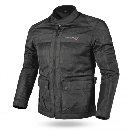 Dimox Мотокуртка текстиль Thunder Mens черный в Чебоксарах