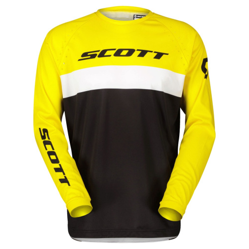 Scott Джерси 350 Swap Evo black/yellow в Чебоксарах