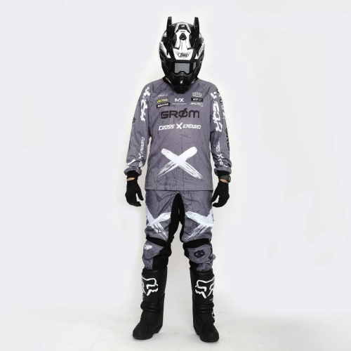 Grom Штаны кроссовые X Gray в Чебоксарах