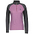 Scott Термокофта женская  Zip Defined Merino dark grey melange/cassis pink в Чебоксарах