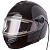 LS2 Мотошлем снегоходный FF325 Strobe Electric Snow Solid Черный в Чебоксарах