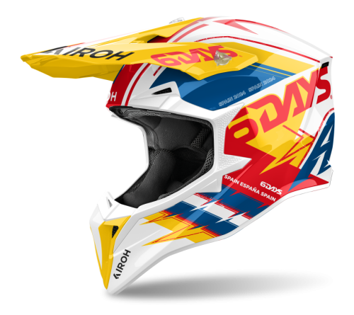 Airoh Мотошлем Wraaap Sixdays Spain 2024 Glossy в Чебоксарах