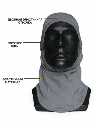 MotoLike Подшлемник Х/Э трансформер Серый в Чебоксарах