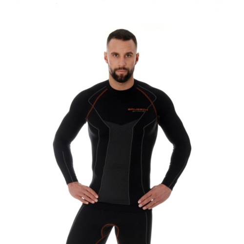 Brubeck Футболка мужская Thermo Protect черный в Чебоксарах