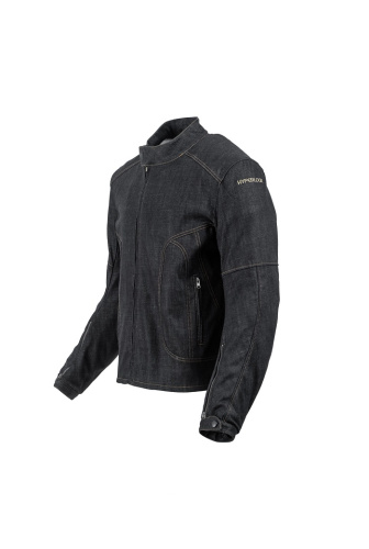 Hyperlook Мотокуртка джинсовая Lion denim Синий в Чебоксарах