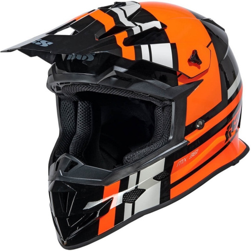 IXS Мотошлем iXS361 2.3 Черно-оранжевый в Чебоксарах