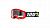 100% Очки детские Strata Mini Goggle Red/Clear Lens в Чебоксарах