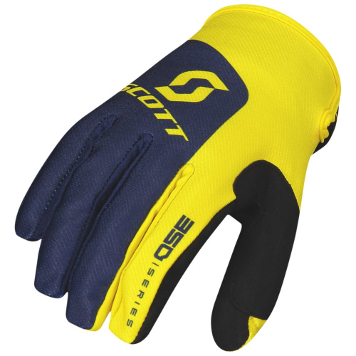 Scott Перчатки 350 Track blue/yellow в Чебоксарах