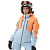 Dragonfly Куртка горнолыжная утепленная Gravity Woman 2025 Mock Orange-Light Blue в Чебоксарах