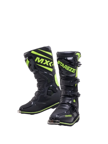 Starezzi Мотоботы Roma Black Fluo Yellow в Чебоксарах