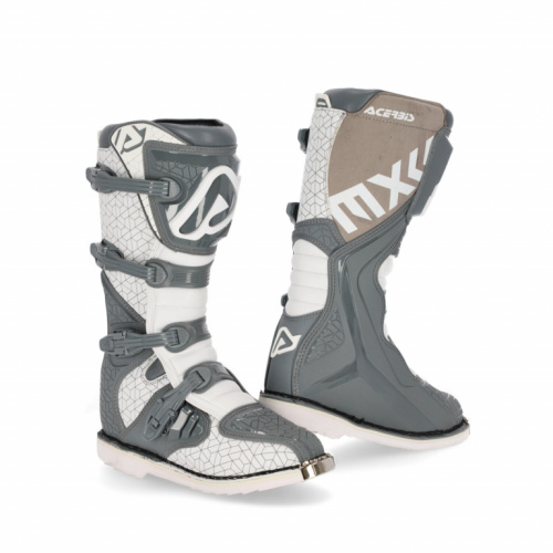 Acerbis Мотоботы кроссовые E-Team Grey/White в Чебоксарах